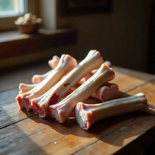 Mutton soup bones